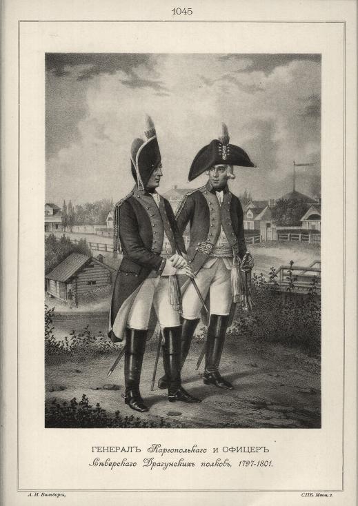 ������� �������������� � ������ ���������� ���������� ������, 1797-1801.