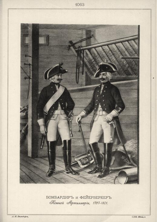 ��������� � ����������� ������ ����������, 1797-1801.