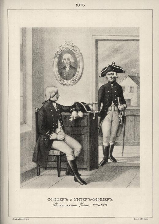 ������ � �����-������ ��������� ����, 1797-1801.