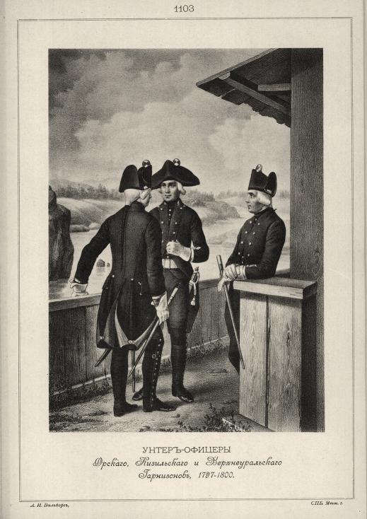 �����-������� �������, ����������� � ���������������� ����������, 1797-1800.