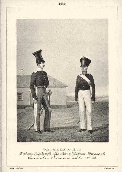 ������� ���������� ������� ���������� �������� � ������� ���������� ������������ ���������� ������, 1821-1825.