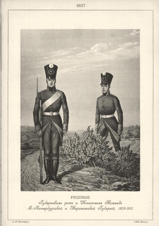 ������� ���������� ��� � ������� ������ �.-������������� � ����������� ��������, 1809-1811.