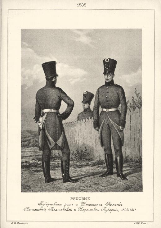 ������� ���������� ��� � ������� ������ ����������, ���������� � ���������� ��������, 1809-1811.