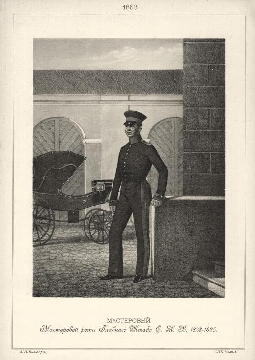 ���������� ���� �������� ����� �. �. �., 1823-1825.