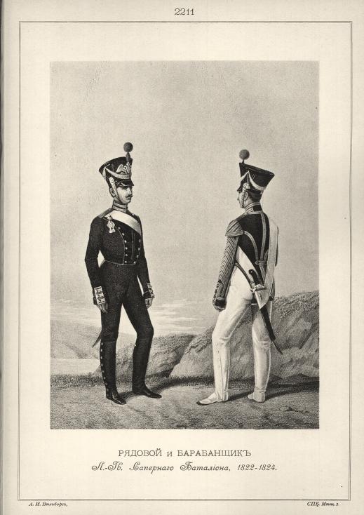 ������� � ���������� �.-��. ��������� ���������, 1822-1824.