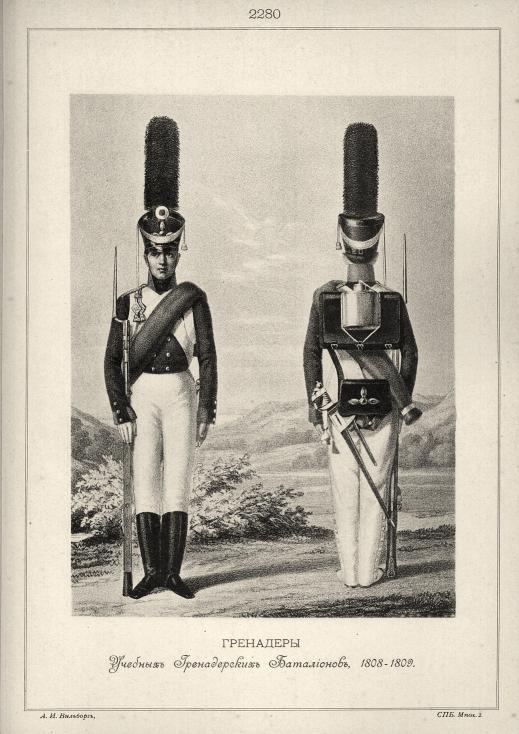 ��������� ������� ������������ ����������, 1808-1809.